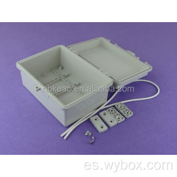 PWP655 cajas de plástico a prueba de agua con puerta con bisagras ip66 caja impermeable caja de plástico para exteriores caja de conexiones abs impermeable